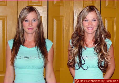 Hair Extension Picture Showroom (with many before and after photo's)