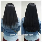 Anna Lamber - Black Hair Extensions