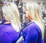 Ashley Grey Salon: Blonde straight hair