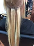 Hairloom - applying tape extensions